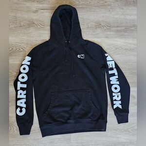 Cartoon Network Black Hoodie – Retro Logo, Size Small